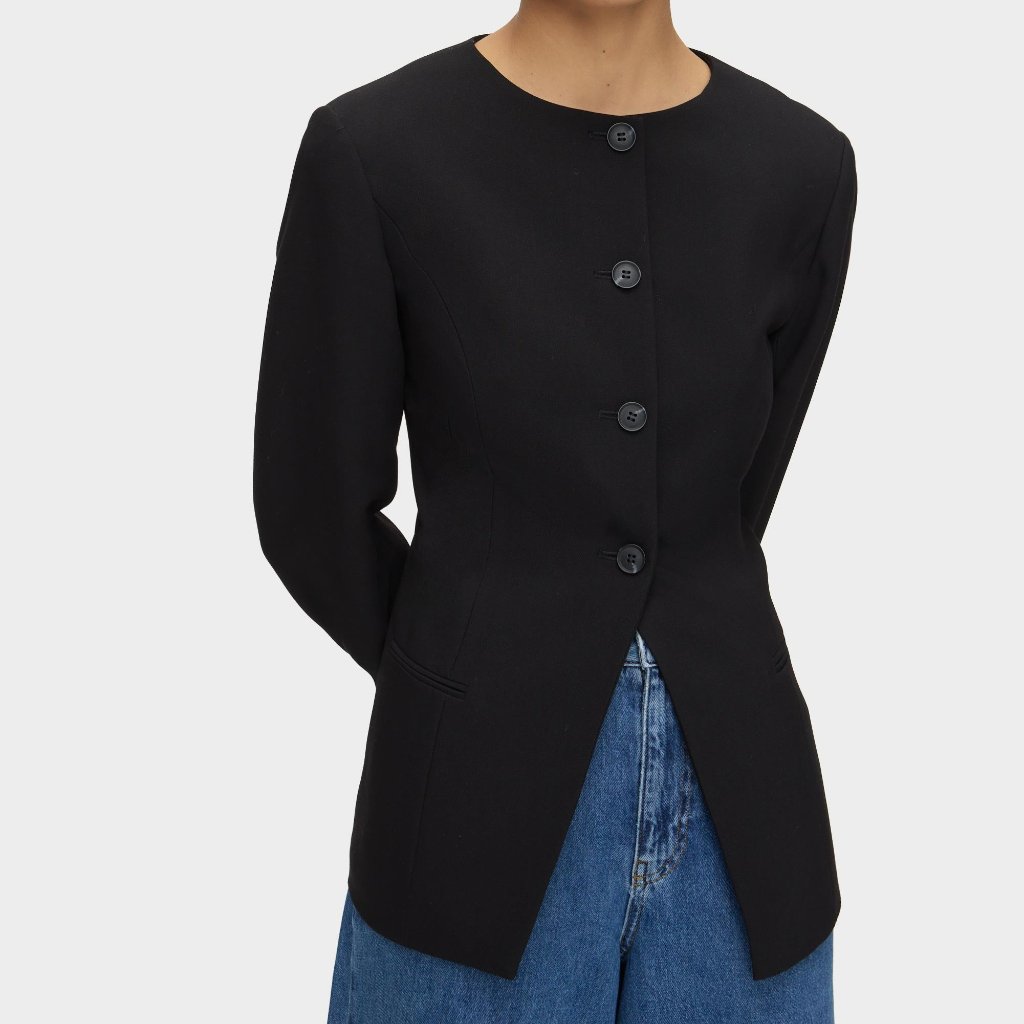 Aligne Black Daphne Blazer Size Us 4 Uk 8 New With Tags
